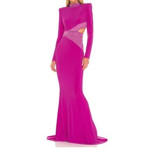 Revolve Zhivago Message to love dress in berry size small